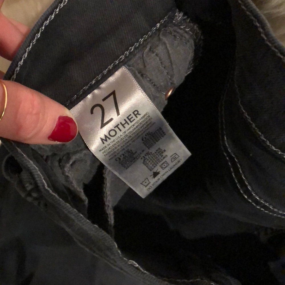 Mother The Dropout Midnight Boyfriend Jeans